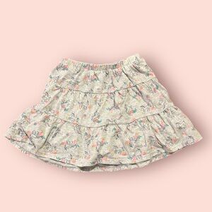 Girls Skort. Unicorn and flower design. Size 8